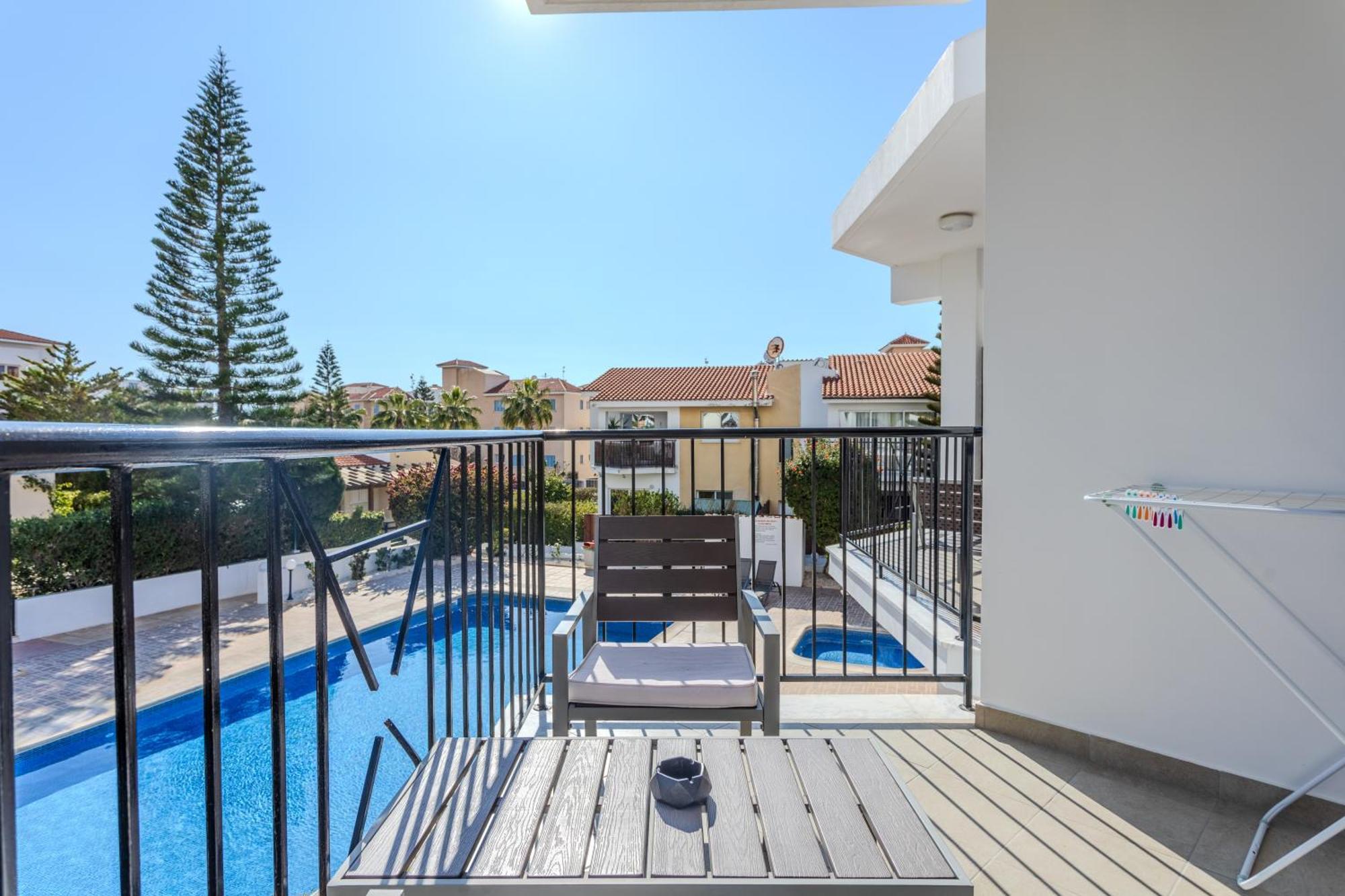 Apartment Danaos Seaside 102 With Pool In Tourist Area Paphos